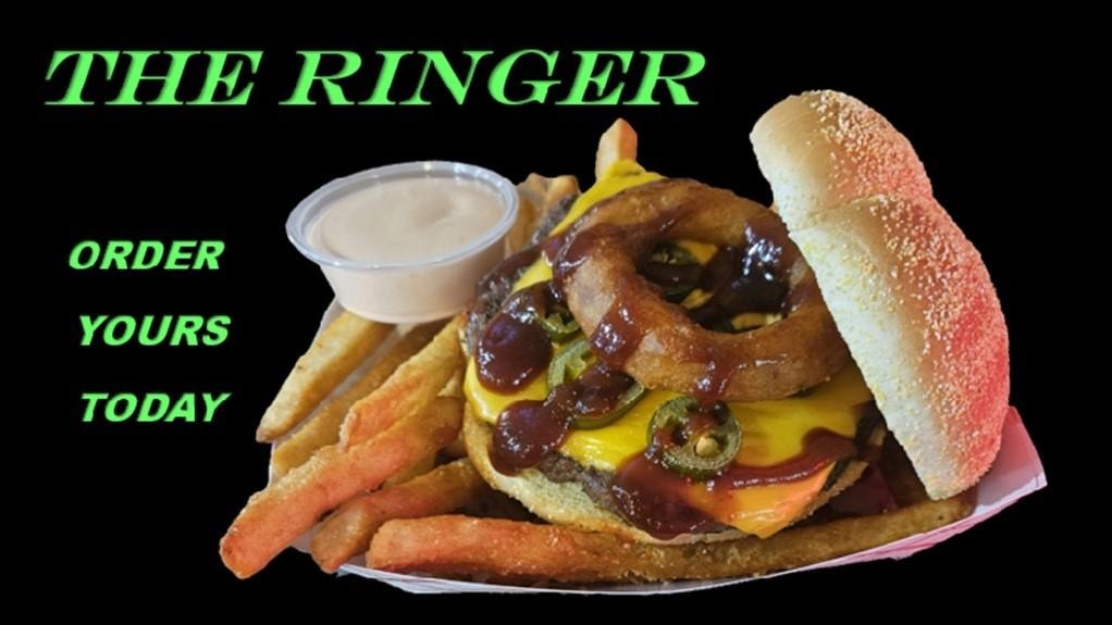 Food at Pindale Lanes café